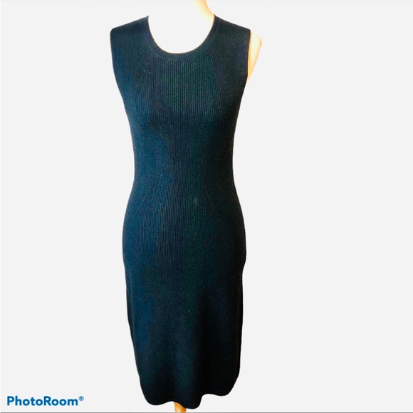 Vince Ribbed Knit Dress - Picture 1 of 10